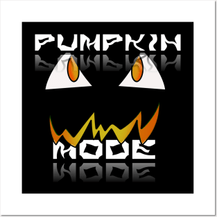 Jack O Lantern Face - Halloween Costume - Pumpkin Mode - Fire Orange Posters and Art